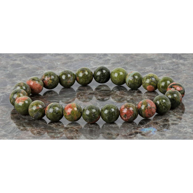 Eledoro Genuine Gemstone Beads, Chakra Bracelet, PowerBead, Stretch Bead Bracelet,