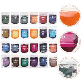 Operitacx 24pcs Tie Dye Powder, 24 Colors Fabric Dyes for Clothing, Tie Dye Powder Refills Tie Dye Party Supplies for Tie Dyeing Children and Adults