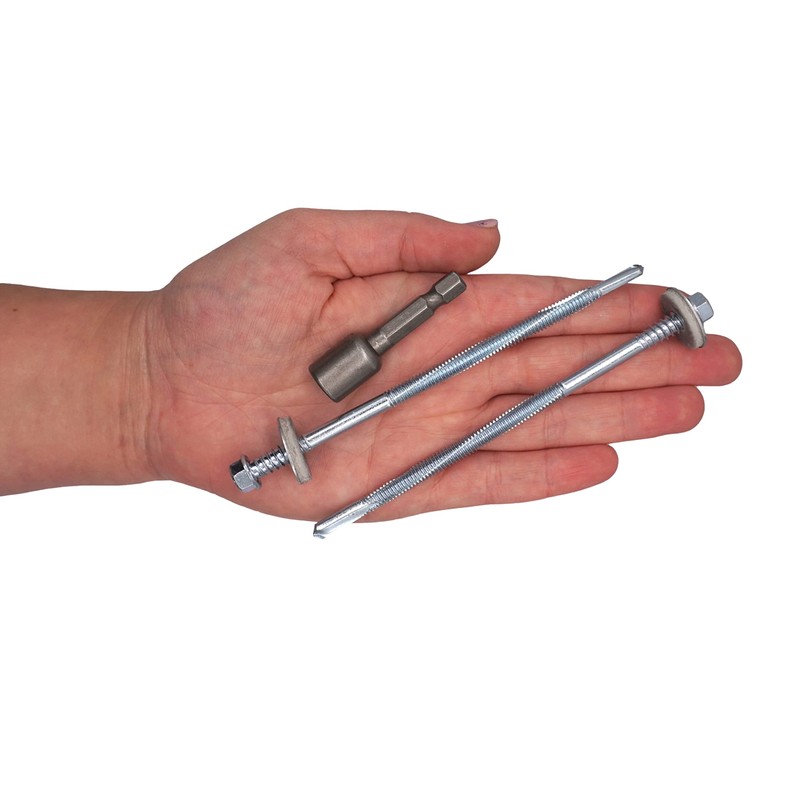 SKIR'CO (Pack of 30) Self Drilling 5.5 x 120mm Zinc