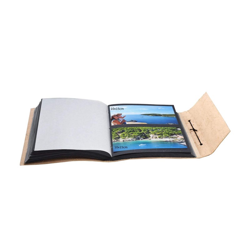 ROOGU Sweet Memories * Photo Album Camera Vintage Buffalo Leather