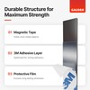 GAUDER Strong Magnetic Tape Self Adhesive (3.3 Feet Long x