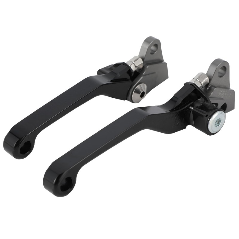 USTPO Motorcycle Clutch Brake Lever Foldable CNC Pivot Folding Levers
