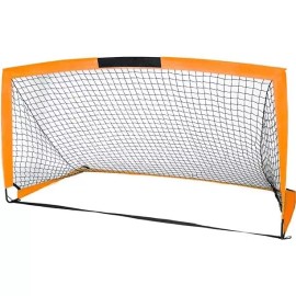 1 Stop Soccer Soccer Goal Set of 2 Size 4'x3' Portable Foldable Soccer for Games Training
