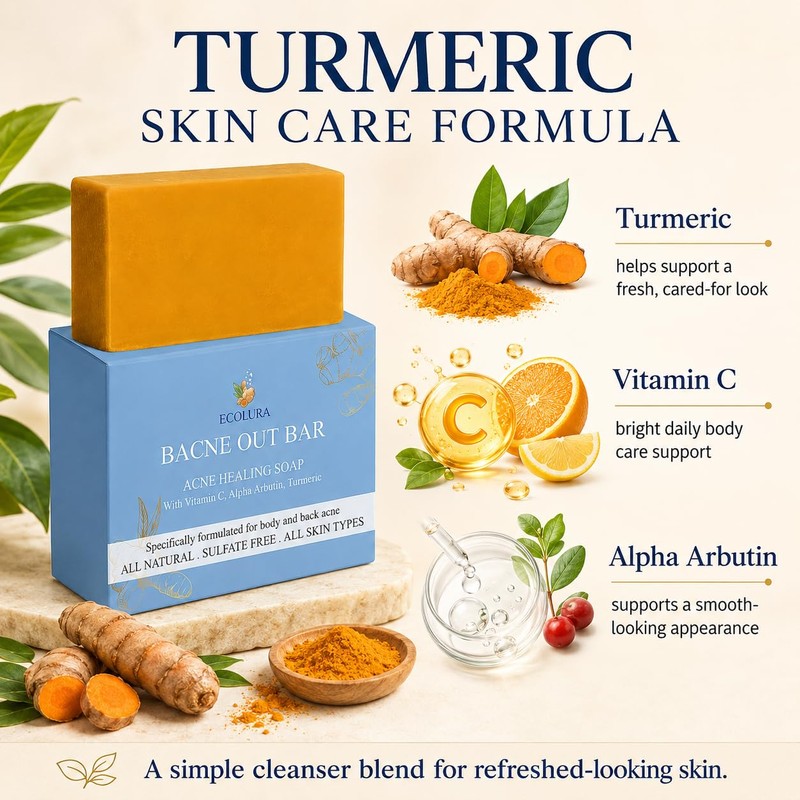Bacne Out Bar - Natural Exfoliating Cleanser Soap with Vitamin