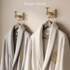 Champagne Bronze Bathroom Accessories Set, 5 Piece Bathroom Towel Holder