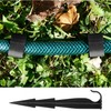 com-four® 50x fixing hooks for irrigation pipes - Plastic ground