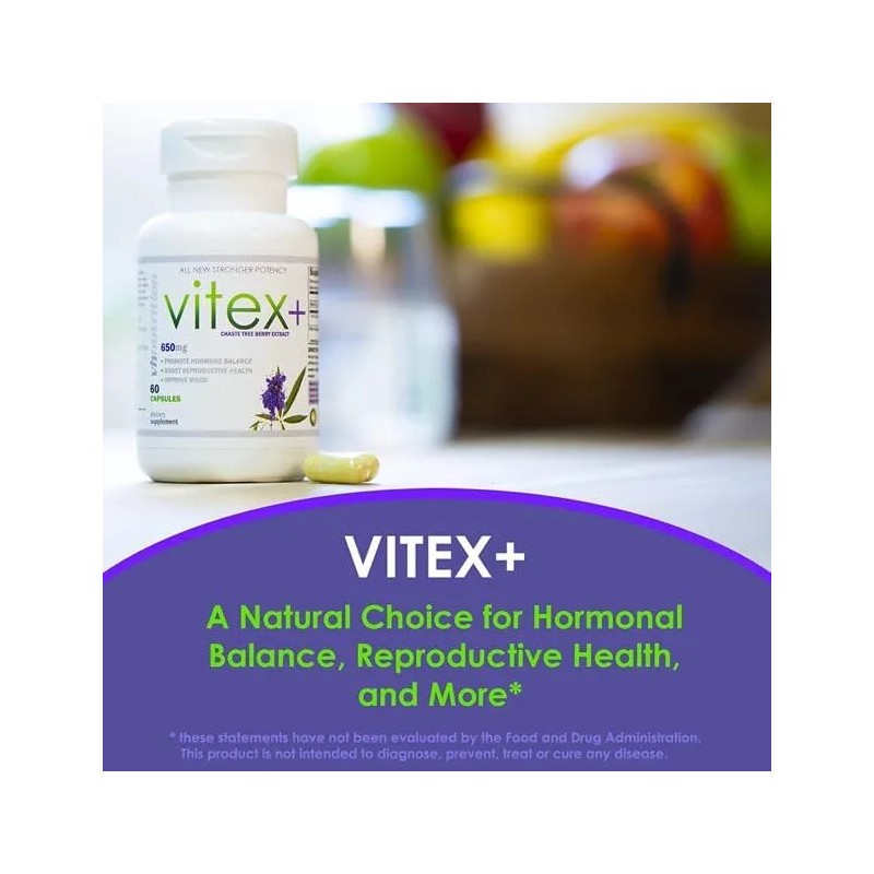 Vitex Plus Suplemento Ayuda Equilibrio Hormonal 60 Capsulas