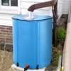 50 Gallon Collapsible Rain Barrel,Portable Rainwater Collection System Water Storage