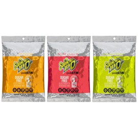 Sqwiincher Zero 3 Flavor - Qwik Stik - Sugar-Free Electrolyte Powdered Beverage Mix (150 Pack)