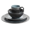 Gibson Elite Dragonstone Round Reactive Glaze Stoneware Dinnerware Set, Service