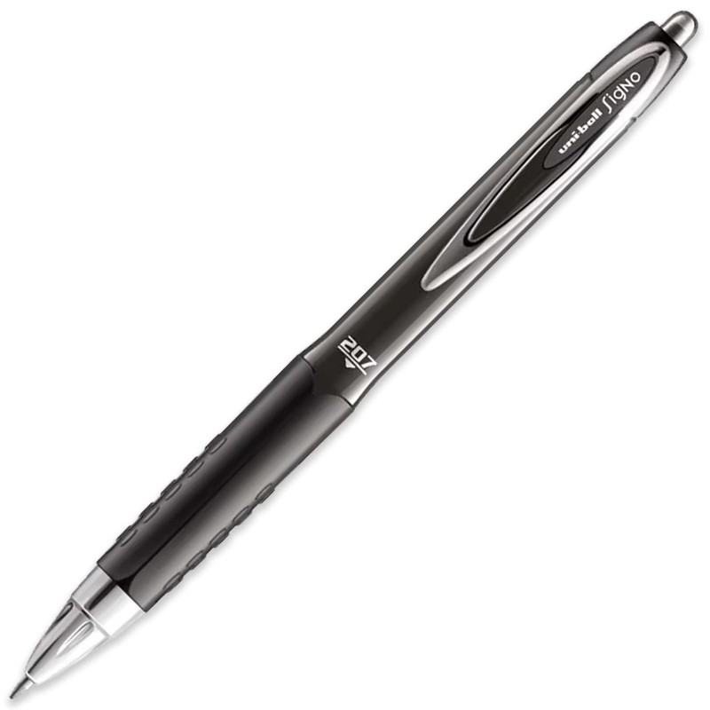 uni-ball Signo UMN-207 Retractable Gel Rollerball Pen - Black, Blue