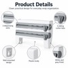 Kitchen Wrap Dispenser & Cutter for Cling Film and Foil