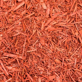 GARDENWISE Premium Red Wood Mulch for Indoor, Patio, Potting Media, Gardens, Lawns, and Landscaping (1.0 CF - 37 L - 39 QTS)