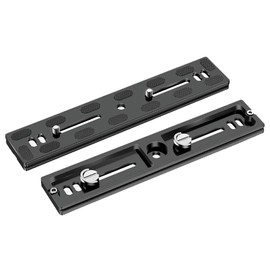 Quick Release Plate Arca-Swiss Compatible Universal 7.9 in (200 mm) 2 x 1/4 in (2 mm) Screw Adapter Included