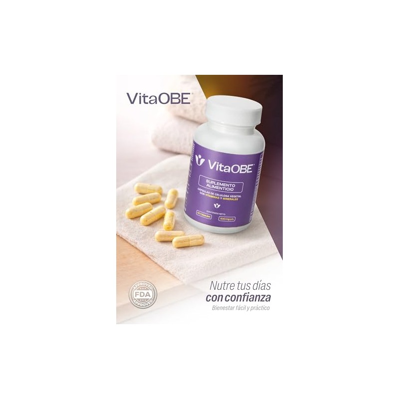 Multivitamínico con Minerales 60 Cápsulas de Celulosa Vegetal