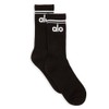 Unisex Throwback Sock - Black/White