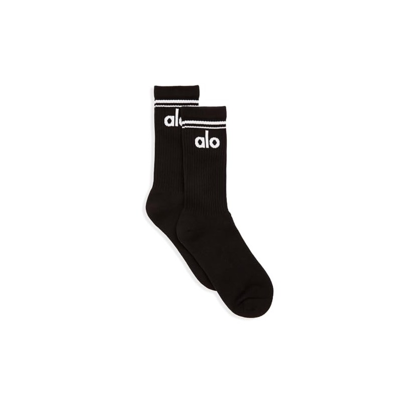 Unisex Throwback Sock - Black/White