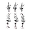 6PCS Guitar Locking Tuners Triangular Head String Tuning Key Pegs