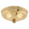 ElekTek Ceiling Rose with Strain Relief Diameter 108 mm Metal