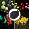 2/4 Solar Flower Lights Replacement Top Solar Panel Lantern Lid