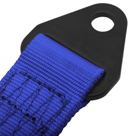 RASTP Limit Strap, Premium Quad Wrap Limit Strap Car Hauler Axle Straps Truck Wrecker Wheel Tie Down Strap with 10,000 Lb Webbing Strength (16 Inch,Blue)
