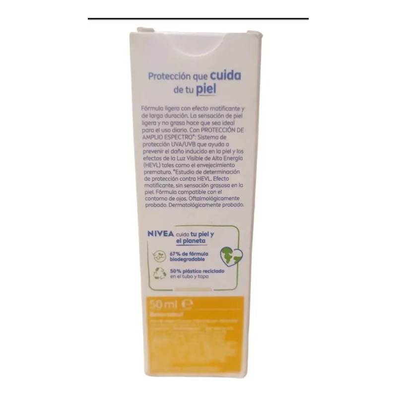 Protector Solar 50 Nivea Control Brillo