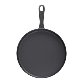 GoodCook Pre-Seasoned Cast Iron Pizza Pan, 10.5 Inch, Black