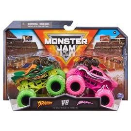 Monster Jam Dragon vs Full Charge, 1:64 Scale Double Pack