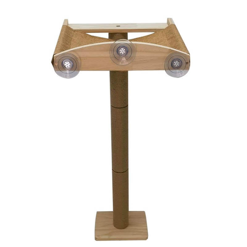 42'' Cat Tree Window Sill Perch with Tall Vertical Scratching