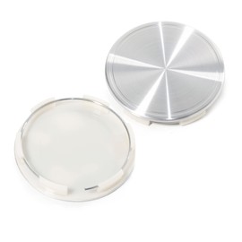 HowioZil 2Pcs 85.6mm(3.37in) Wheel Center Caps Replacement PTR18-34071 PTR45-34071 TOYC235 Silver Hub Caps, Compatible with 17" TRD Rock Warrior Wheel