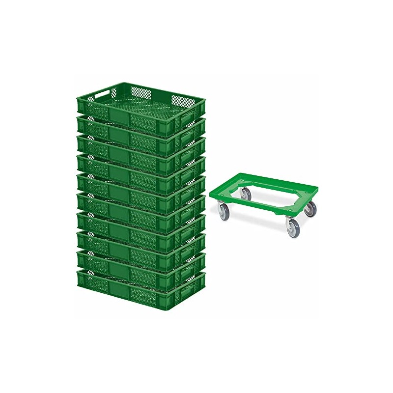 10 Euro Containers, L x W x H 600 x