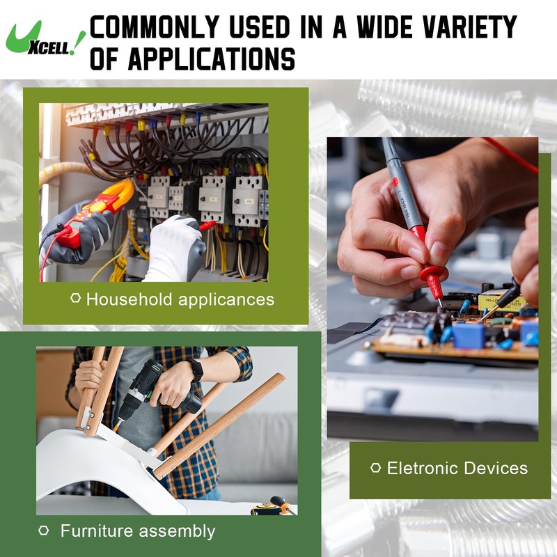 uxcell Hex Socket Bolt Kits (M6), Red Copper Cup-Shaped Head