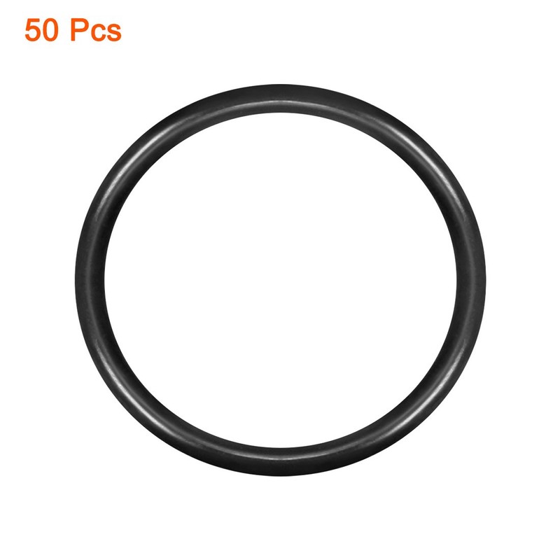 sourcing map Pack of 50 O-rings nitrile rubber seal 32