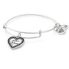 Alex and Ani Women's Army Mom Bangle Bracelet, Rafaelian Silver