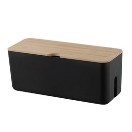 SHINEOFI Plastic Cable Management Box with Lid Home Cord Organizer for Neat Charging Durable and Practical Design for Cords and Items for Use