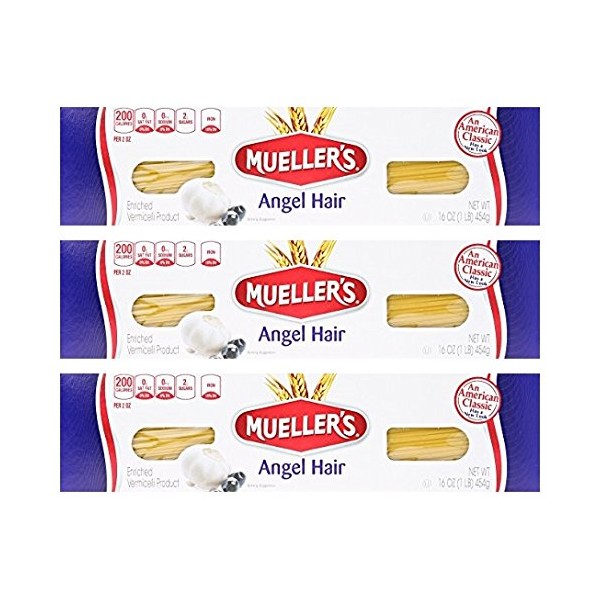 Mueller's Angel Hair Pasta, 16 oz (Pack of 3)