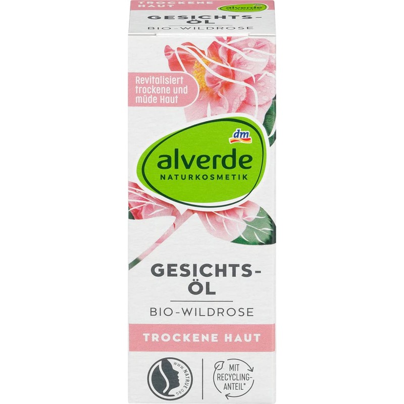 alverde Natural Cosmetics Facial Oil Organic Wild Rose for Dry
