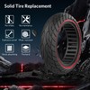 Cooryda 60/70-6.5 Scooter Tire, 10x2.50 Solid Scooter Tire 10 inch