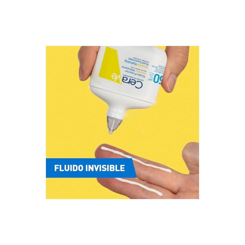 CeraVe Fluido Protector Invisible Hidratante 50FPS protector solar hidratante facial