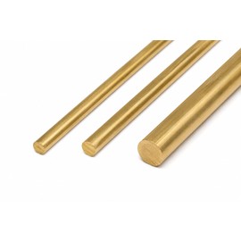 Brass Wire for Plastic Model Displays, Set of 3, 0.04 inch (1 mm), 0.07 inch (1.7 mm), 0.1 inch (3 mm), Length 9.8 inch (250 mm), Convenient Set of 3 (For Hobby, Plastic Model