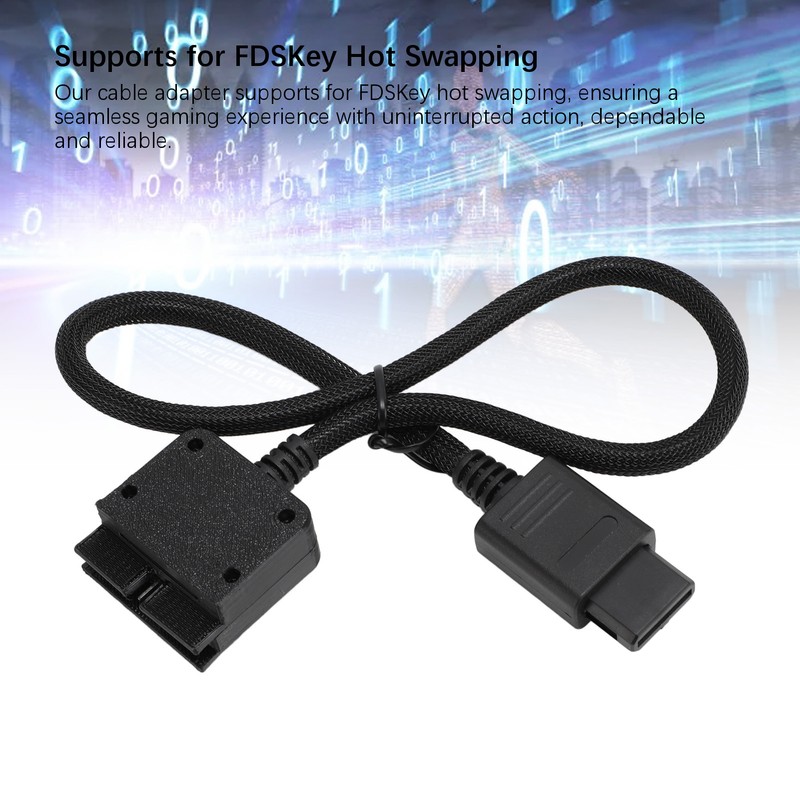 Cable Adapter Disk System Emulator Connector Game Reader Adapter for