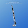 Miniature Clarinet Replica with Stand and Case Musical Instrument Model
