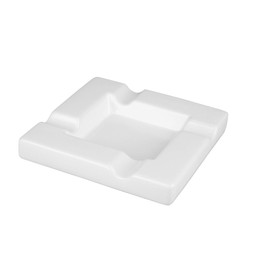 HA Cigar Ashtray Ceramic White Gloss 4 Shelves 1135 g