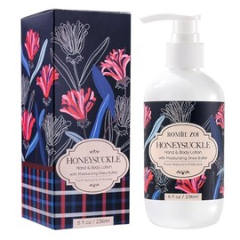 ROMIIE ZOI Loción Corporal Y De Manos Diaria Con Manteca De Karité Hidratante - Madreselva - 236 Ml / 8 Onzas Líquidas