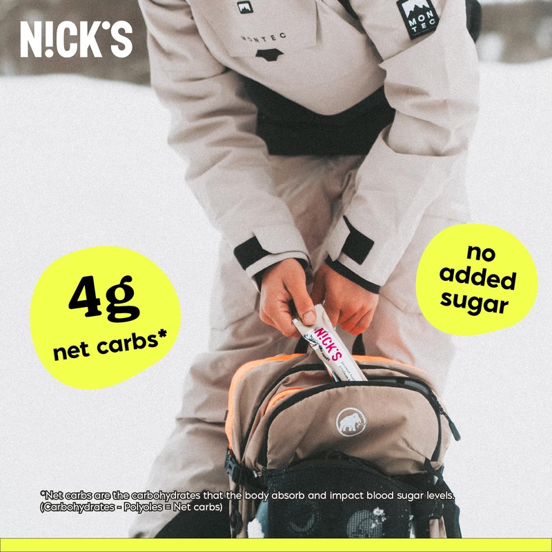 NICK’S Peanut Butter Keto Protein Bars – 15g Protein, 214