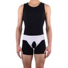 FlexaMed Double Inguinal Groin Hernia Truss with Compression Pads White