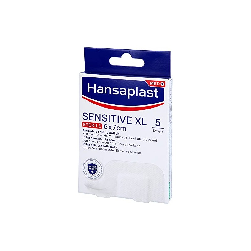 Hansaplast Sensitive Sterile Wound Dressing 6 x 7 cm