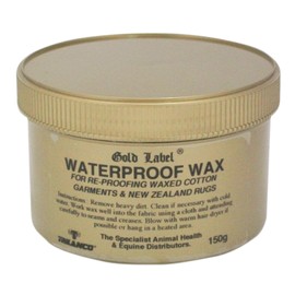 Gold Label Waterproof Wax, Re-proofing For All Waxed Cotton Garments, 150 GM, clear