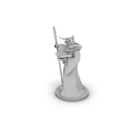Minotaur Wizard Tabletop DND Gaming Miniature