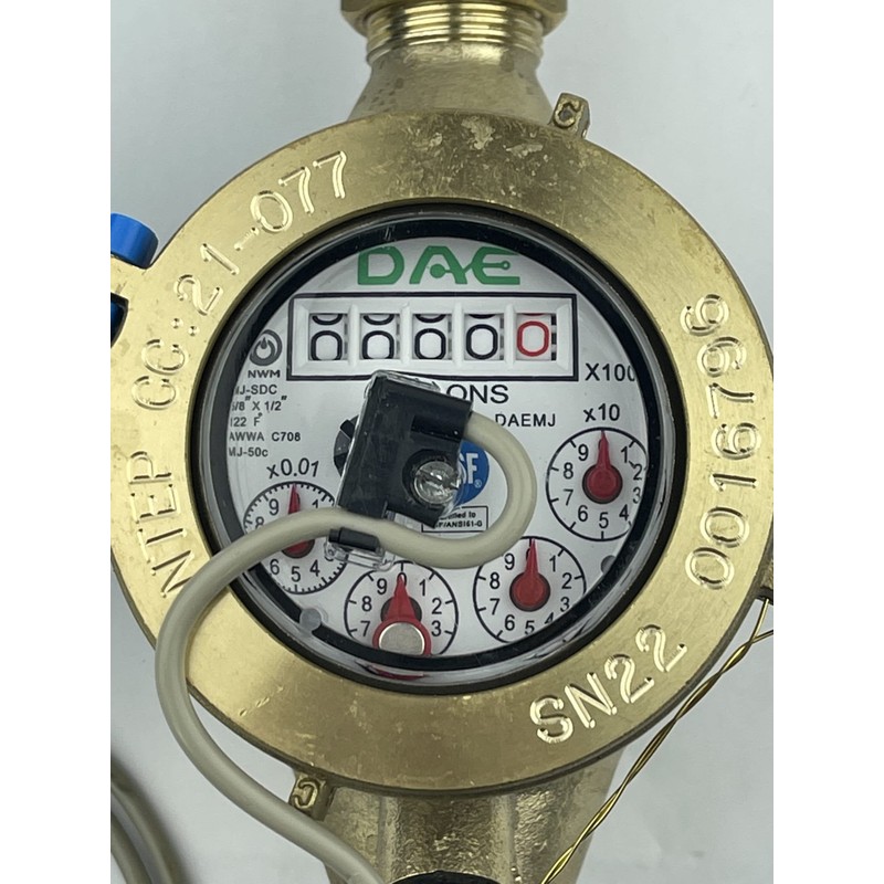 DAE MJ-50c NTEP, IP68, NSF61 Non Lead Potable Water Meter,